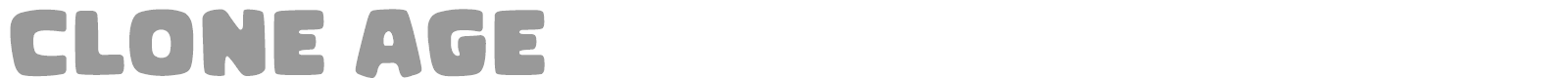 Clone Age font preview